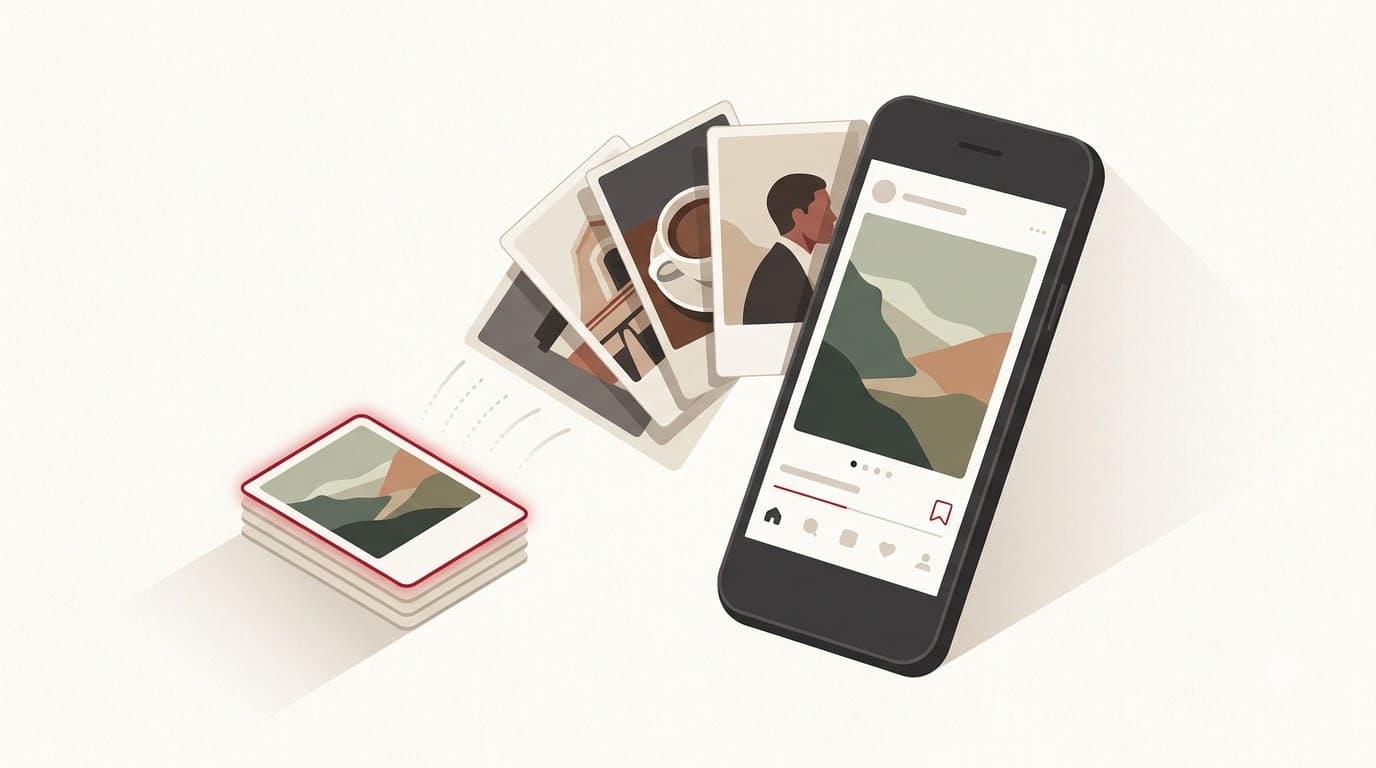 Salvare un set di slideshow TikTok senza perdere risoluzione